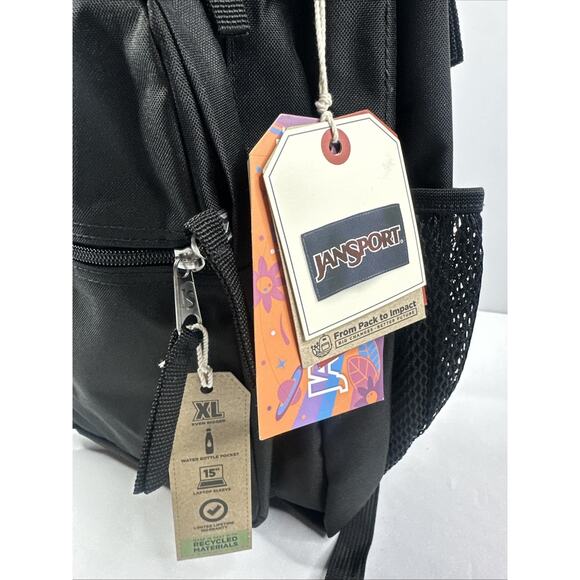 JanSport 17.5" Big Student Backpack - Black - Picture 3 of 7